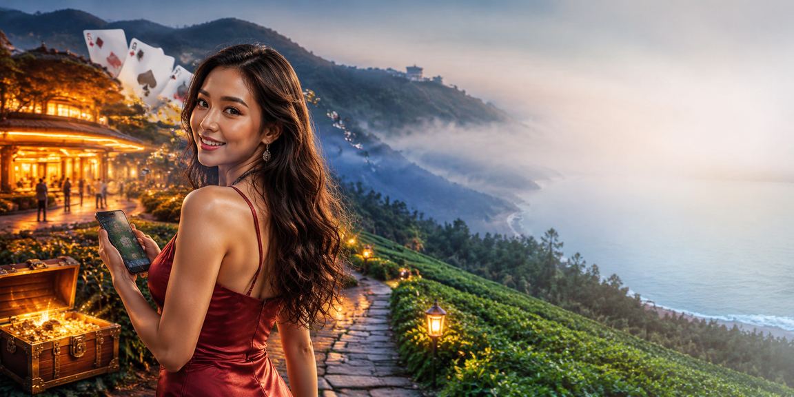 Suasana permainan kad Teen Patti di Genting Highlands Malaysia